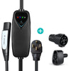 Lectron Portable Level 2 Tesla Charger + CCS to Tesla Adapter + J1772 to Tesla Adapter Bundle | 240V | 40 Amp | NEMA 14-50