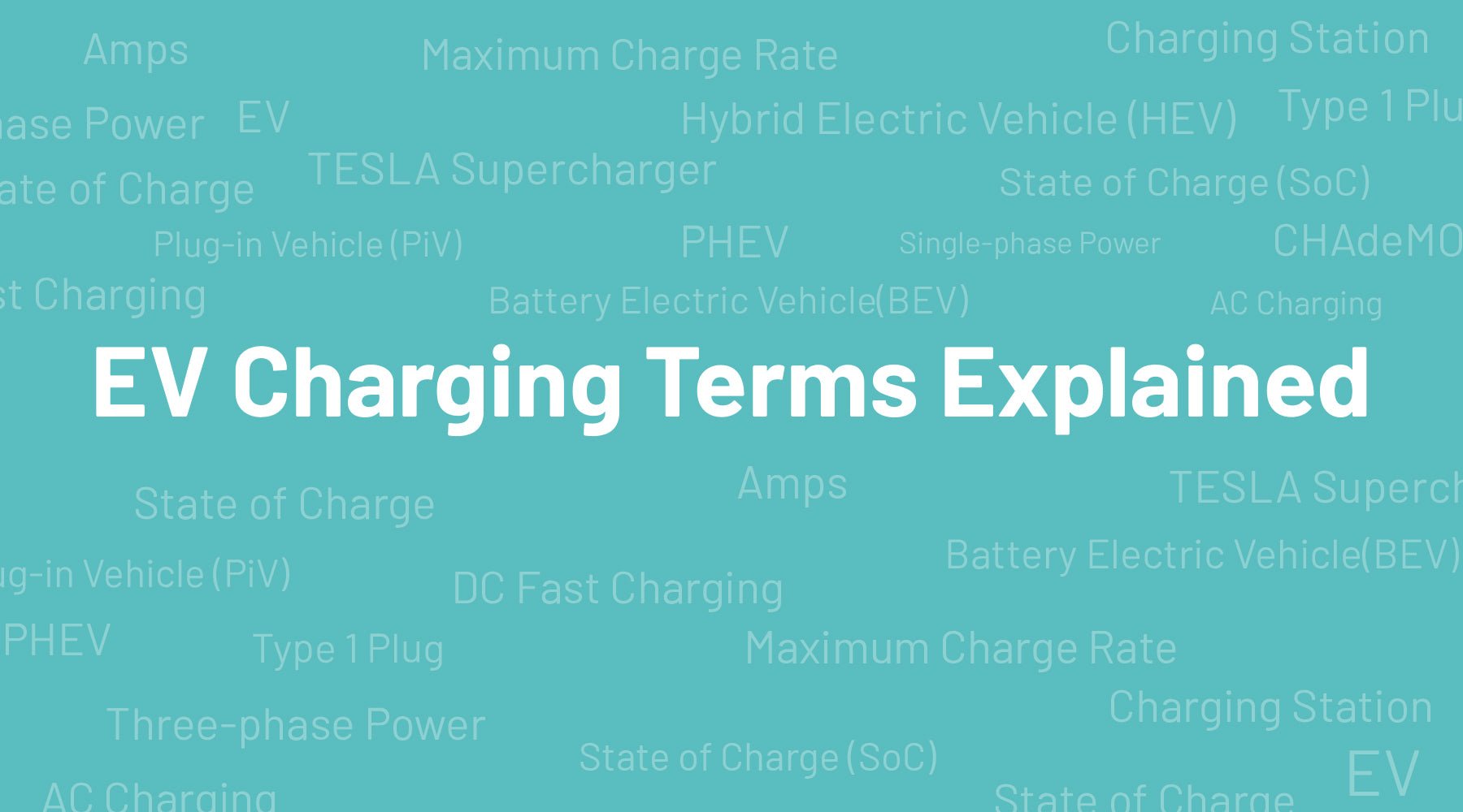 EV Charging terms explained