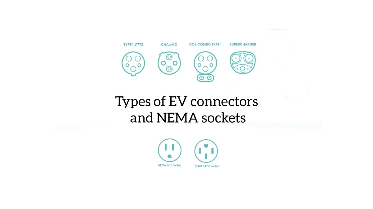 Types of EV Connectors and NEMA Sockets