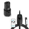 Lectron Portable Level 1 Tesla EV Charger (WiFi) with App Control (12A / 120V) + J1772 to Tesla (NACS) Adapter (80A / 240V) Bundle