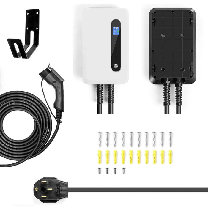 Lectron 240V 40 Amp Level 2 Electric Vehicle (EV) Charging Station with 20ft J1772 Cable & NEMA 14-50 Plug