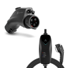 Lectron Portable Level 1 J1772 EV Charger + 80A Tesla to J1772 EV Adapter Bundle | 120V | 15 Amp | NEMA 5-15