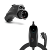 Lectron Portable Level 1 J1772 EV Charger + 80A Tesla to J1772 EV Adapter Bundle | 120V | 15 Amp | NEMA 5-15