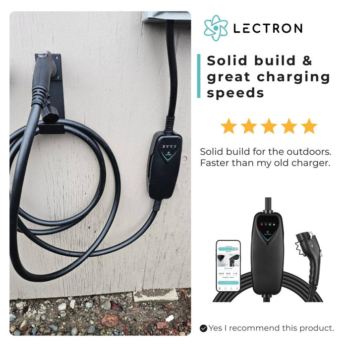 EVA PLAS mini Ⅱ Portable Level 2 Electric Car Charger for J1772 EVs and Plug-in