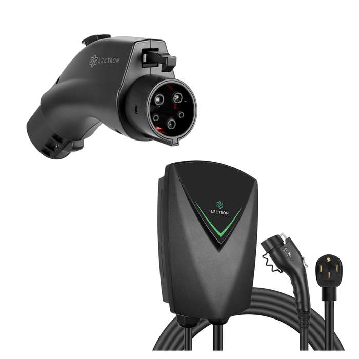 Lectron J1772 NEXUS Level 2 Charging Station (NEMA 14-50 Version) | 240V | 40A + Tesla (NACS) to J1772 EV Adapter | 240V | 80A Bundle