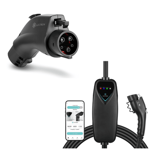 Lectron Tesla to J1772 EV adapter with Level 2 J1772 WiFi charger, 240V 40A NEMA 14-50