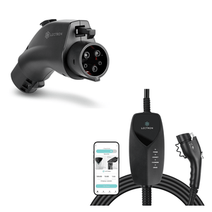 Lectron Tesla to J1772 adapter and portable Level 1 J1772 WiFi charger, 120V 12A NEMA 5-15