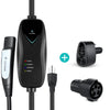 Lectron Portable Level 1 Tesla Charger + CCS to Tesla Adapter + J1772 to Tesla Adapter Bundle | 110V | 15 Amp | NEMA 5-15