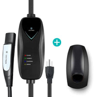 Lectron Portable Level 1 Tesla Charger + Charger Mount Bundle | 110V | 15 Amp | NEMA 5-15