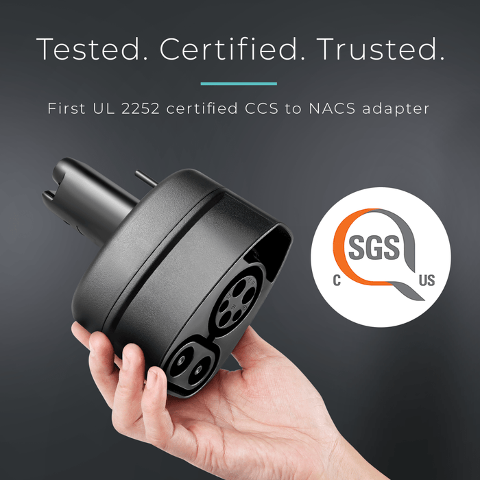 Lectron CCS to Tesla (NACS) EV Adapter | UL 2252 Certified | 1000V | 500 Amp