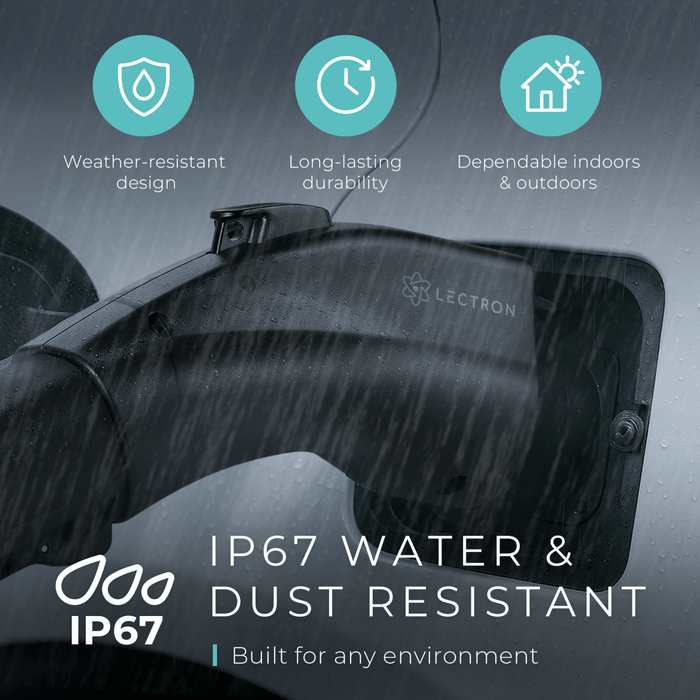 Lectron Tesla to J1772 EV Adapter | 250V | 80 Amp