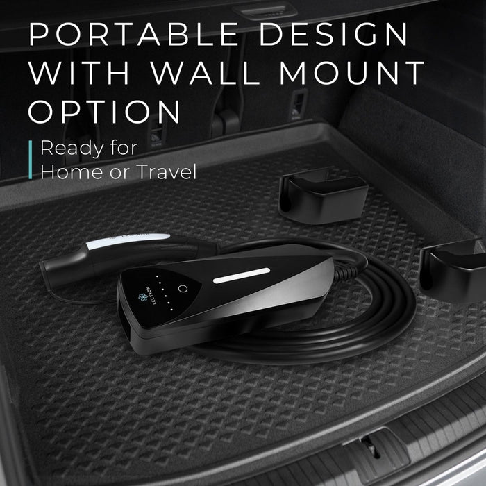 Lectron Portable Level 1 & 2 Adjustable Current Tesla NACS EV Charger + CCS to Tesla (NACS) EV Adapter (500A / 1000V) Bundle