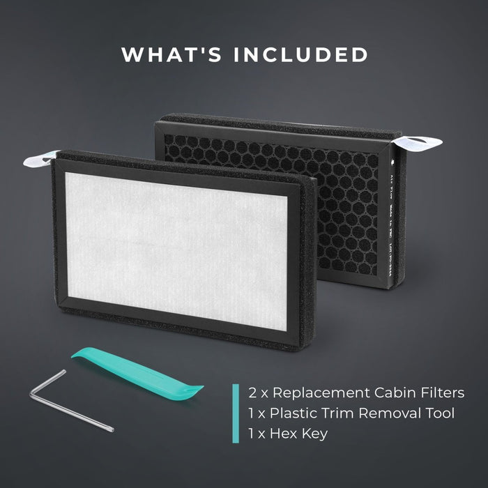 Lectron Cabin Air Filter Replacement for Tesla Model 3/Y (2-pack) & Cybertruck