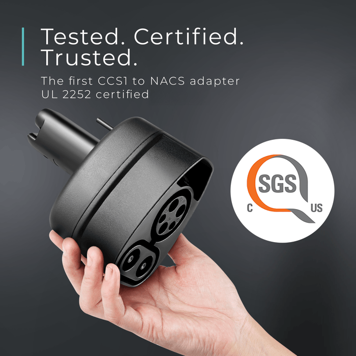 Lectron CCS to Tesla (NACS) EV Adapter | UL 2252 Certified | 1000V | 500 Amp