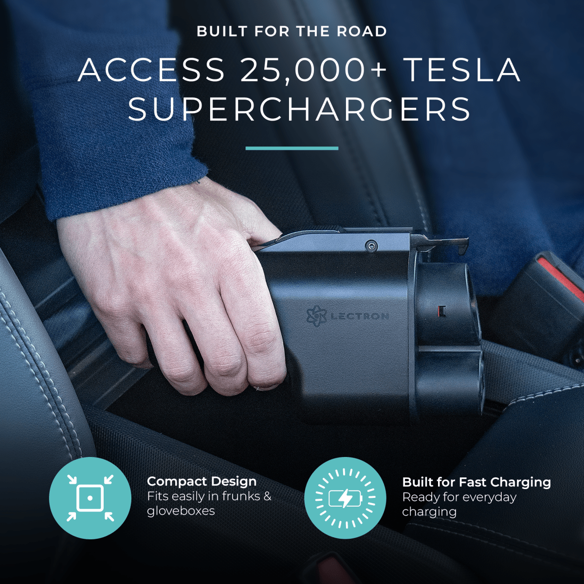 Lectron Tesla to CCS Adapter + L1 J1772 Portable Charger — Lectron EV