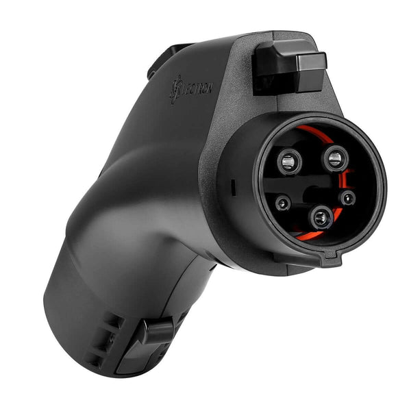 Tesla to J1772 Charging Adapter 48A (Black) l Lectron