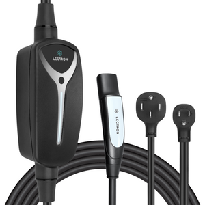 Lectron Explorer Portable Level 1 & 2 Tesla NACS EV Charger | 120V & 240V | Adjustable Current | NEMA 5-15 & 14-50