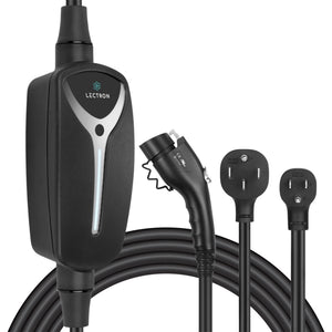 Lectron Explorer Portable Level 1 & 2 J1772 EV Charger | 120V & 240V | Adjustable Current | NEMA 5-15 & 14-50