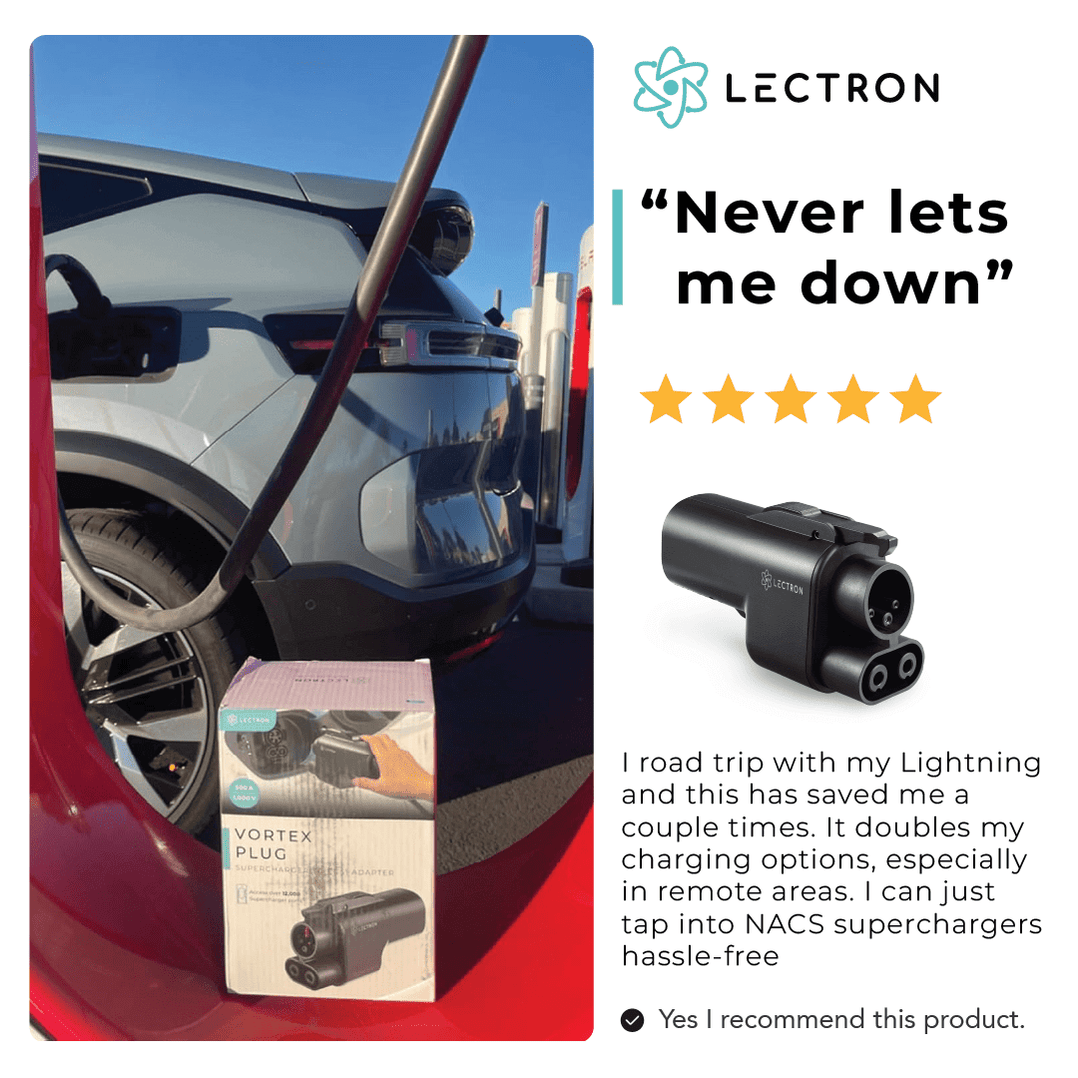 Static Vortex Plug NACS to CCS Adapter - Vortex Plug - 500A, 1000V — Lectron EV