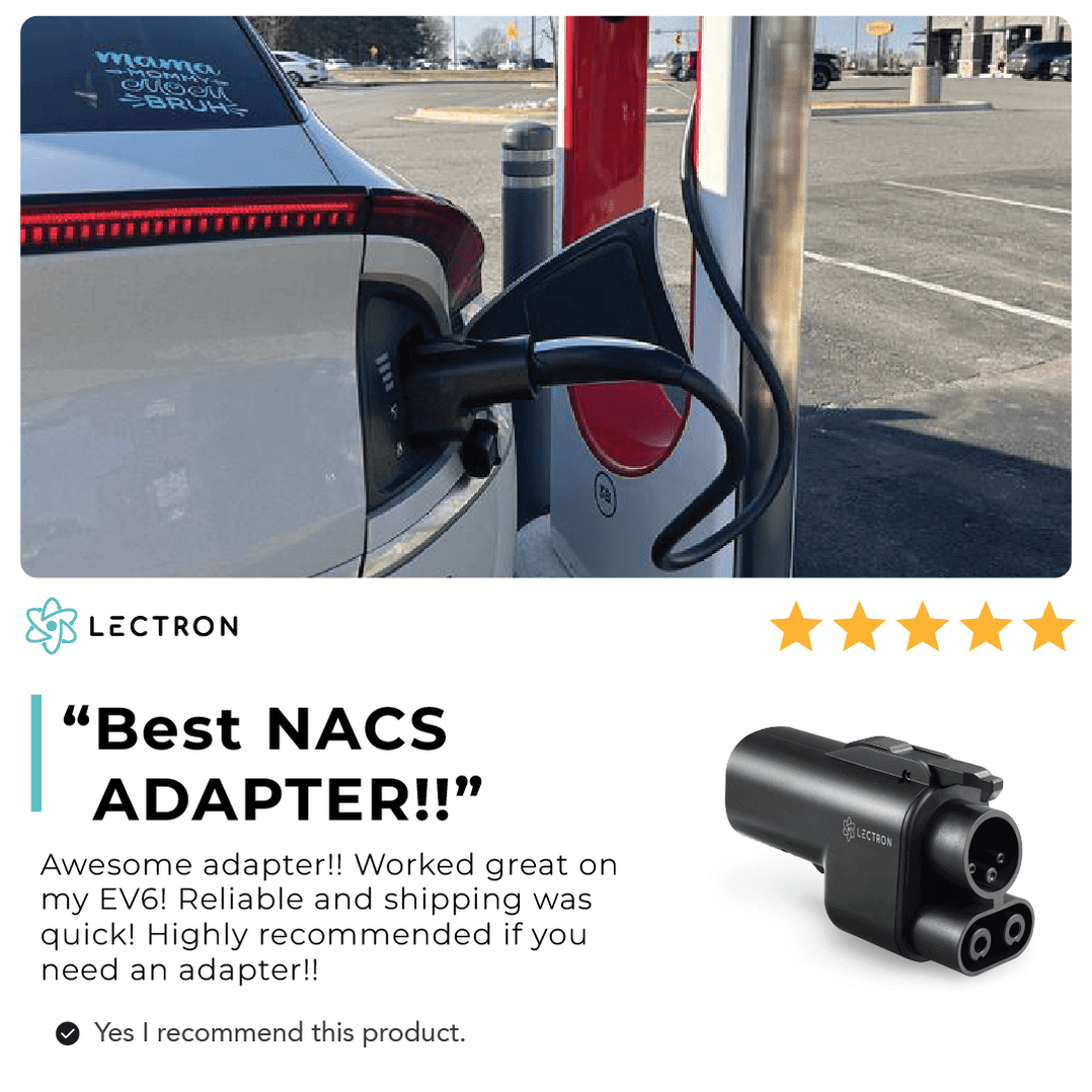 Static Vortex Plug NACS to CCS Adapter - Vortex Plug - 500A, 1000V — Lectron EV