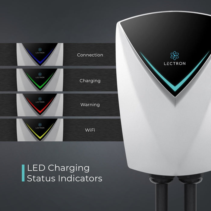 Lectron Home Level 2 J1772 V-BOX Pro EV Charging Station WiFi App Version | 240V | 48 Amp | NEMA 14-50 / Hardwired