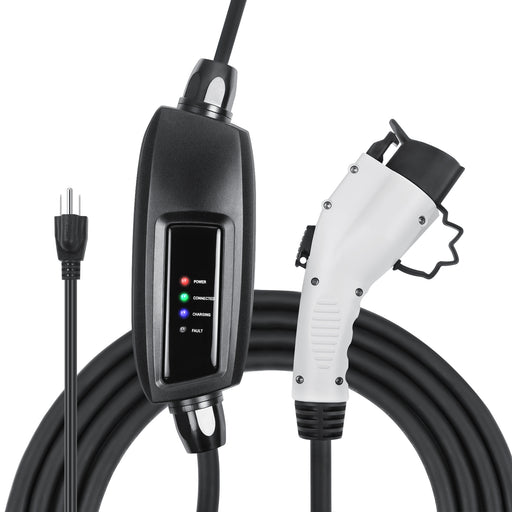J1772 EV Charger Level 1 / Level 2 with 21 ft Extension Cord | Lectron