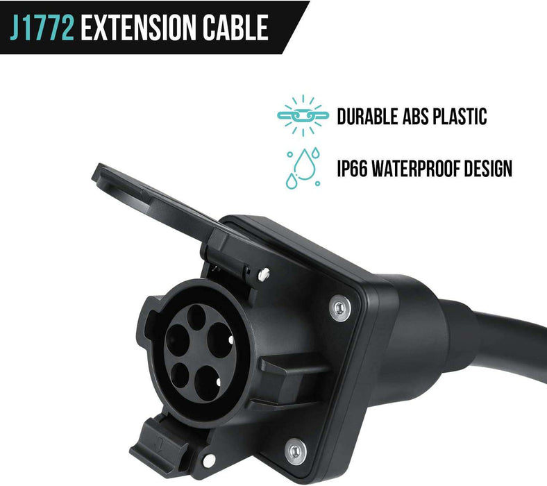 J1772 EV Charger Extension Cable 20ft | Lectron