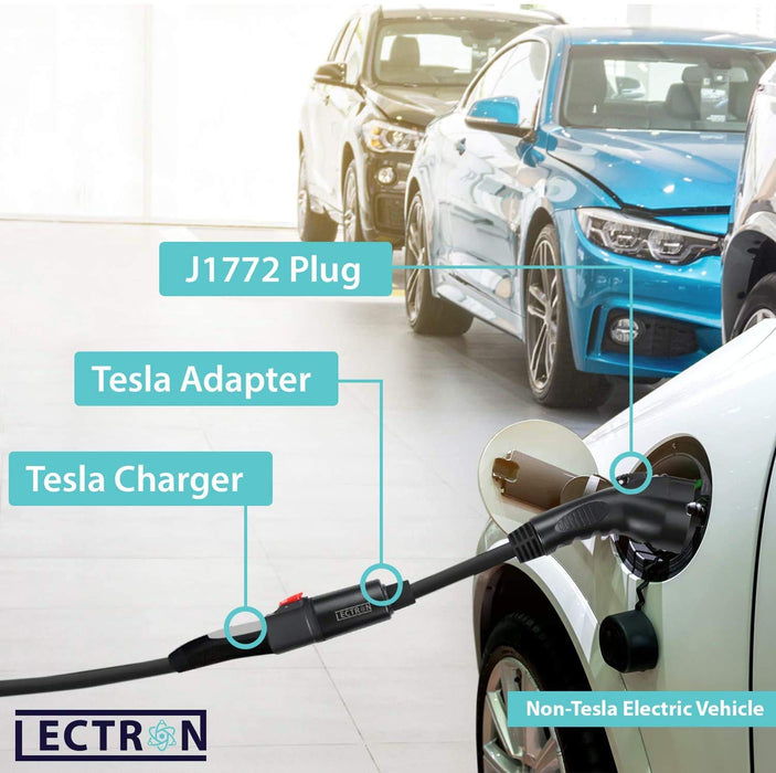 Tesla to J1772 Adapter & J-Hook  l Lectron