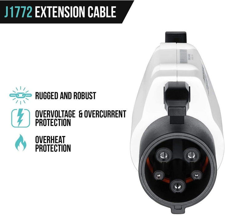 J1772 EV Charger Extension Cable 40ft | Lectron Lectron EV