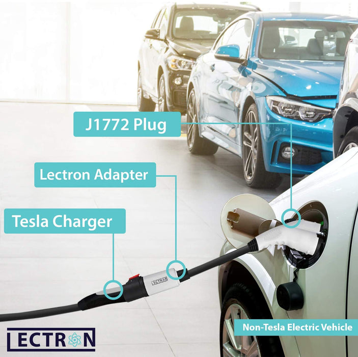 J1772 NEMA 5-15 Plug EV Charger &  Tesla to J1772 Adapter | Lectron 