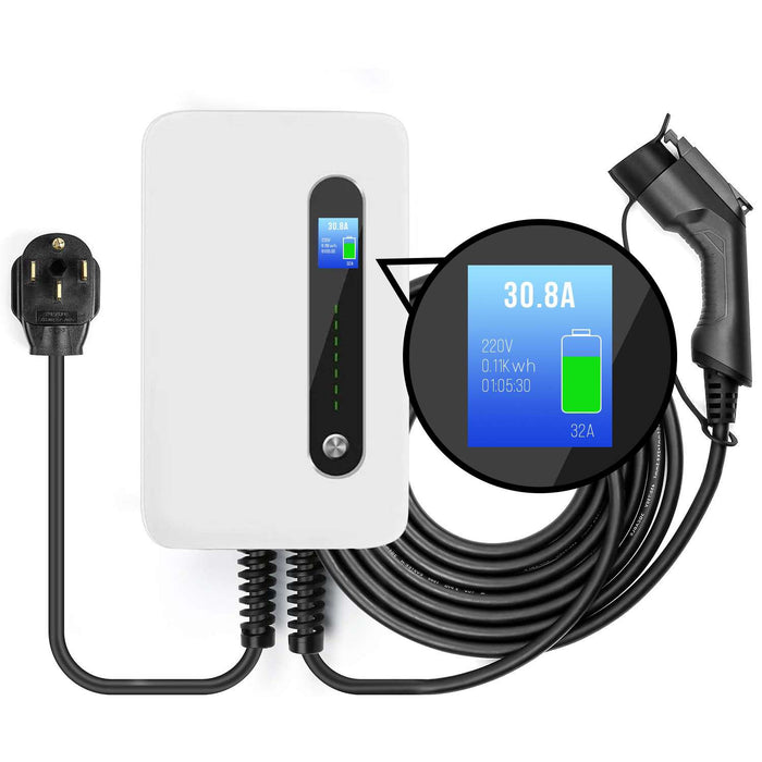 LEFANEV 40A EV Charger Level Station,9.6KW NEMA14-50 Wall Electric Vehicle Charging Station for Electric and Hybrid Vehicles with 20ft Charging Cabl - 3