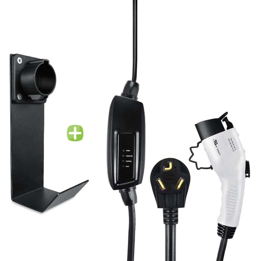 J1772 NEMA 10-30 Plug Level 2 EV Charger with J-Hook Dock | Lectron  Lectron EV