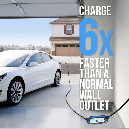 J1772 EV Charger Level 2 with 21ft Extension Cord | Lectron 
