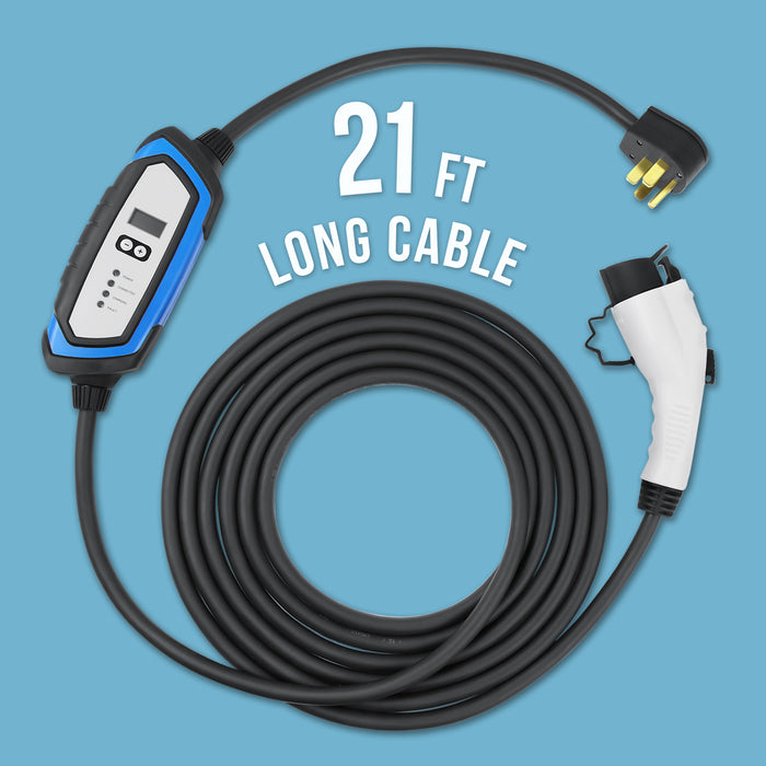 EVFUEL - Type 2 EV Charging Cable, 32A, Type 1 to Type 2