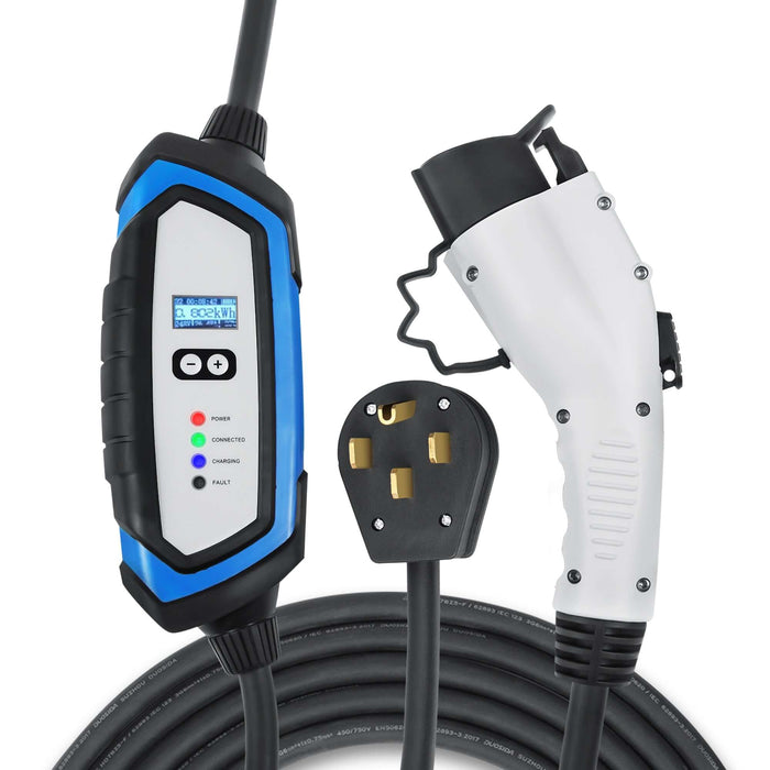 J1772 EV Charger Level 2 with 21ft Extension Cord | Lectron 